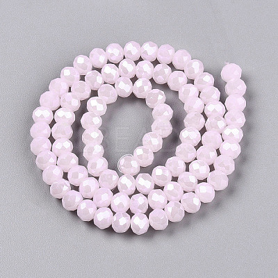 Electroplate Glass Beads Strands LS-EGLA-A044-J6mm-A02-1