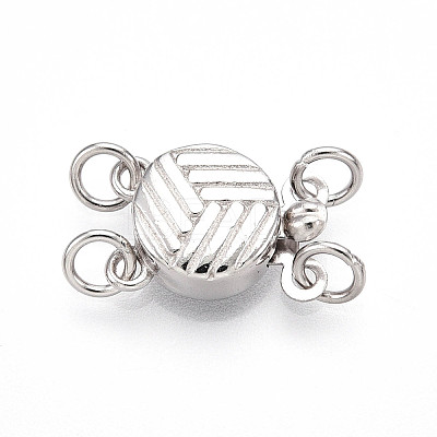 925 Sterling Silver Box Clasps STER-T008-150P-1