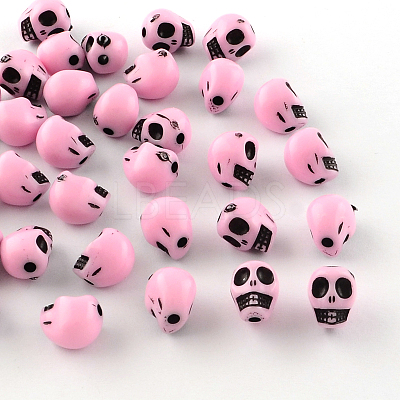 Opaque Acrylic Beads X-SACR-S747-M-1