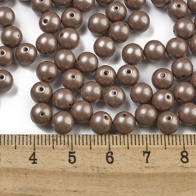 Baking Paint 3/0 Glass Seed Beads SEED-A034-02H-1