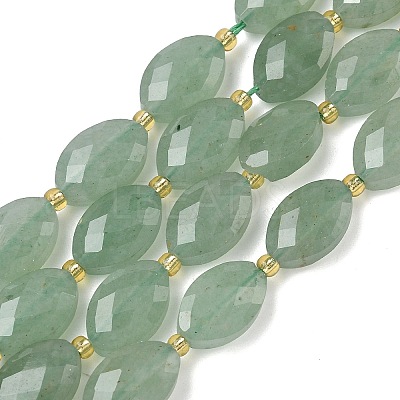 Natural Green Aventurine Beads Strands G-A295-A05-01-1