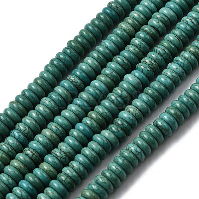 Synthetic Turquoise Beads Strands X-G-J184-01-1