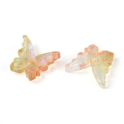 Baking Paint Glass Beads LS-DGLA-T004-04E-1