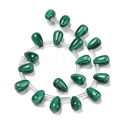 Natural Malachlite Beads Strands G-Q185-A01-01-1