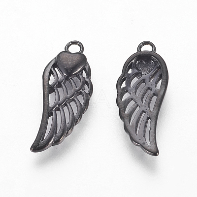304 Stainless Steel Pendants STAS-P217-02B-1