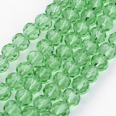Transparent Glass Bead Strands X-GLAA-G013-6mm-55-1