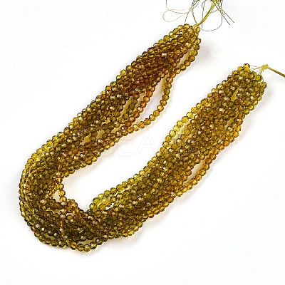 Baking Paint Transparent Glass Beads X1-DGLA-A035-T4mm-A05-1