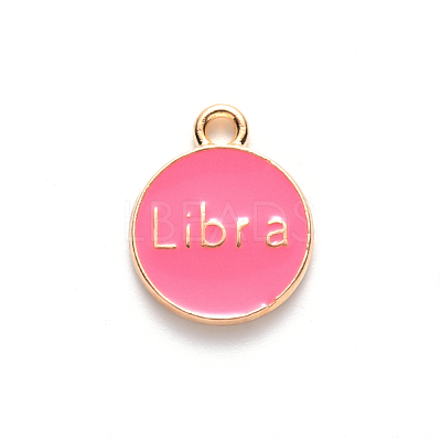 Alloy Enamel Pendants ENAM-S124-01A-03K-1