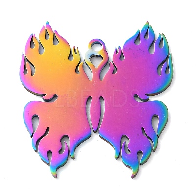 304 Stainless Steel Pendants STAS-R116-11RC-1
