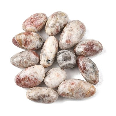 Natural Sunstone Beads G-G348-01B-34-1