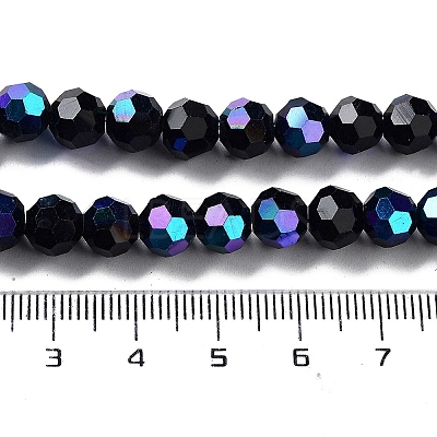 Opaque Glass Beads Strands EGLA-A035-P8mm-L18-1