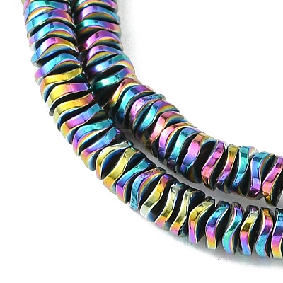Electroplated Synthetic Non-Magnetic Hematite Beads Strands G-H020-M01-11-1
