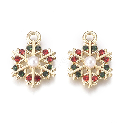 Golden Plated Alloy Charms LS-X-PALLOY-L228-013G-1