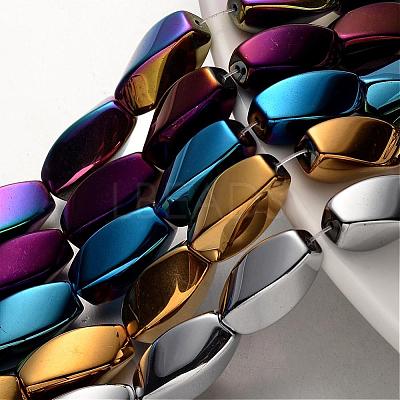 Electroplate Non-magnetic Synthetic Hematite Beads Strands G-F300-11B-1
