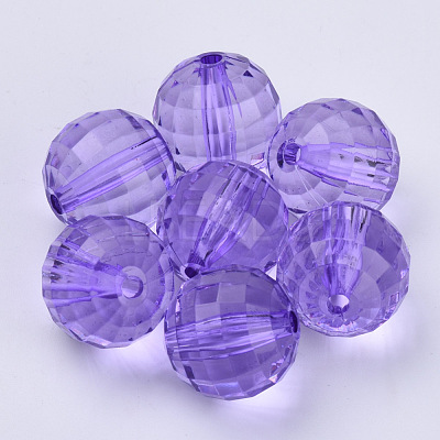 Transparent Acrylic Beads TACR-Q254-10mm-V50-1