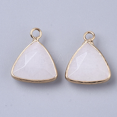 Natural White Jade Pendants G-S359-029F-1