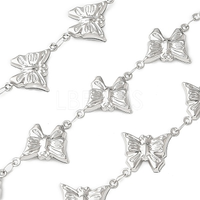 304 Stainless Steel Butterfly Link Chains CHS-Z004-11P-1