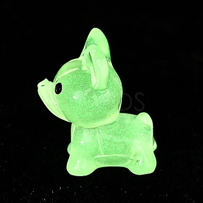 Luminous Resin Dog Display Decorations RESI-CJC0012-30F-1