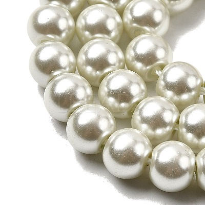 Eco-Friendly Dyed Glass Pearl Beads Strands HY-A008-6mm-RB020-1
