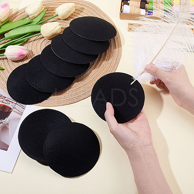 Cloth Round Fascinator Hat Base for Millinery Magic AJEW-WH0270-739B-1