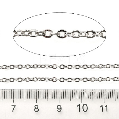 Rack Plating Brass Cable Chains CHC-M001-01P-1