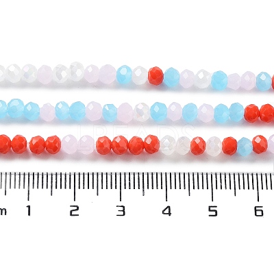 Glass Beads Strands EGLA-A034-M4mm-41-1