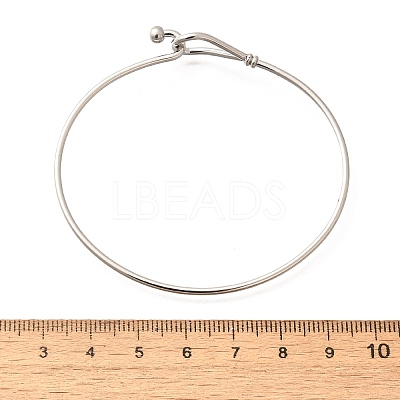 Tarnish Resistant 304 Stainless Steel Bangles X-STAS-S053-26-1