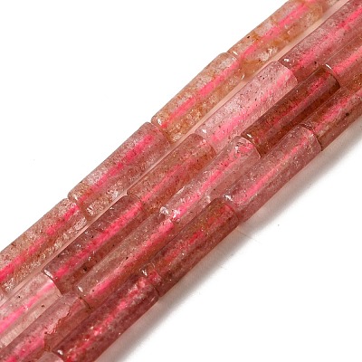 Natural Strawberry Quartz Beads Strands X-G-D464-43-1