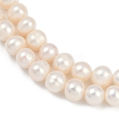 Natural Cultured Freshwater Pearl Beads Strands PEAR-I007-07Y-04A-1