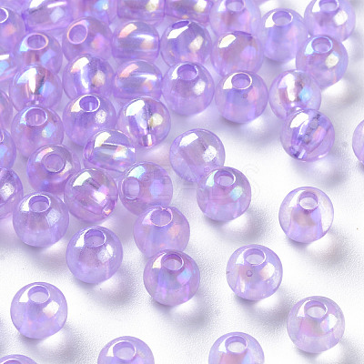 Transparent Acrylic Beads MACR-S370-B6mm-746-1