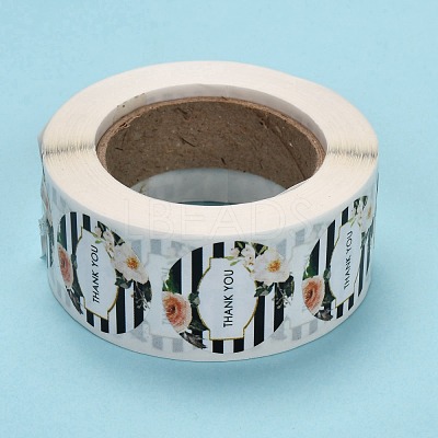 1 Inch Thank You Roll Stickers DIY-E023-07B-1
