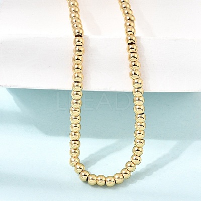 4MM Round 304 Stainless Steel Beaded Necklaces for Man and Women SA-CBAB767-16G-1