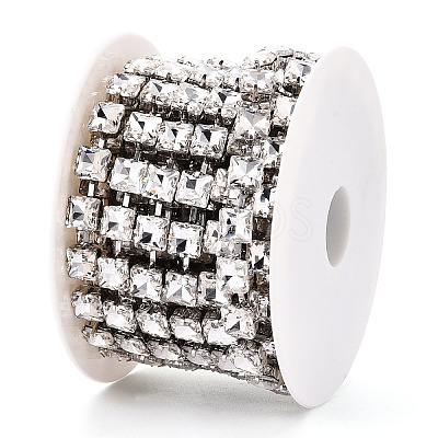 Iron Rhinestone Cup Chains CH-T006-07A-1