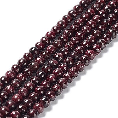 Natural Garnet Bead Strands G-A038-B-01-1