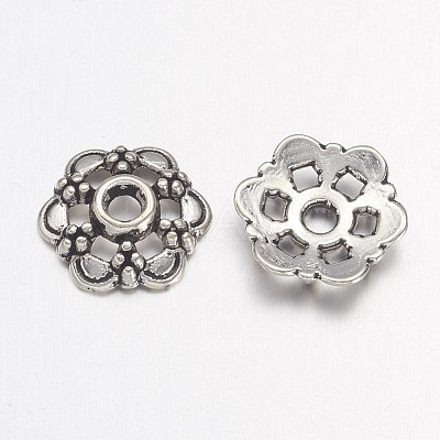 Tibetan Silver Fancy Bead Caps LS-AA0502-1