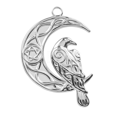 304 Stainless Steel Pendants X-PW-WGB8157-01-1