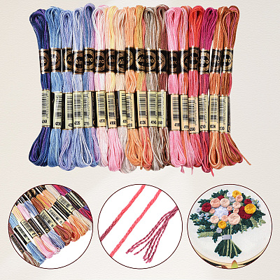 6-Ply Polyester Embroidery Floss OCOR-CY0002-03C-08-1