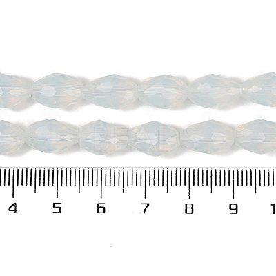 Electroplate Imitation Jade Glass Beads Strands EGLA-N013-J4mm-D02-1