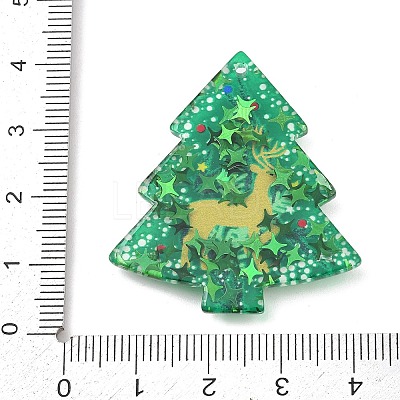 Christmas Acrylic Pendants OACR-D317-01A-1