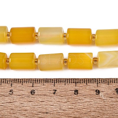 Natural Agate Beads Strands G-N362-20A-08-1