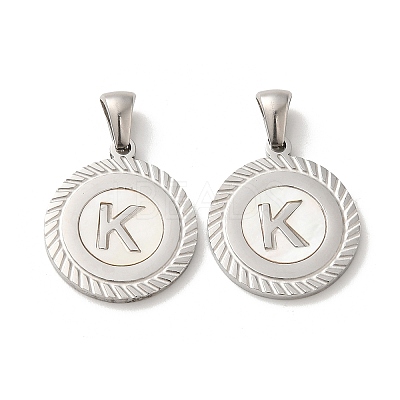 304 Stainless Steel Pendants STAS-I204-K-P-1