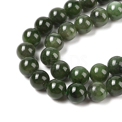 Natural Canada Jade Beads Strands G-NH0001-G01-01-1