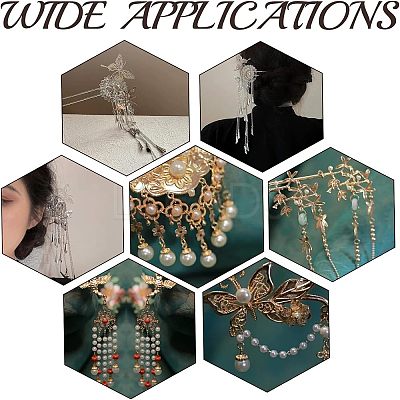 12Pcs 3 Colors Alloy Filigree Joiners Findings FIND-CA0004-94-1
