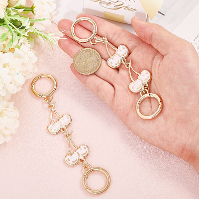 Zinc Alloy Chain Link Purse Strap Extenders AJEW-WH0479-46A-1