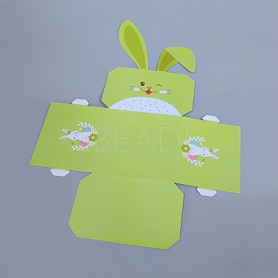 12Pcs 4 Colors Square Paper Storage Gift Boxes with Handle CON-WH0095-53-1