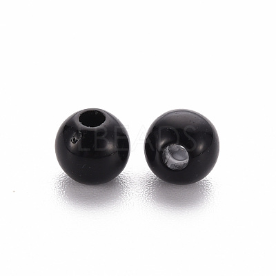 Opaque Acrylic Beads MACR-S370-C6mm-S002-1