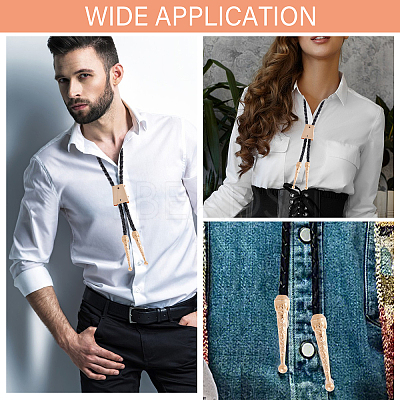 DIY Alloy Bolo Tie Making Finding Kit FIND-CA0009-03KCG-1