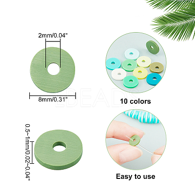 Handmade Polymer Clay Beads CLAY-FH0001-02C-02-1