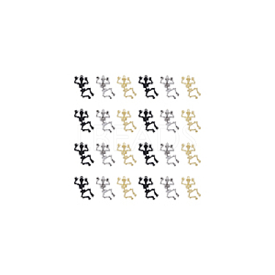 12Pcs 3 Colors Halloween Alloy Pendants FIND-DC0003-08-1