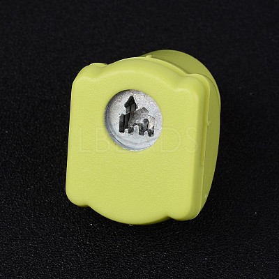 Random Single Color or Random Mixed Color Mini Plastic Craft Paper Punch Sets for Scrapbooking & Paper Crafts LS-AJEW-L051-17-1